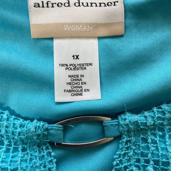 Alfred Dunner Plus Size 1X long sleeve top - Picture 3 of 7